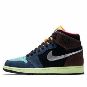 Nike Air Jordan 1 Retro High Tops Basketball Shoes Herre Multicolor