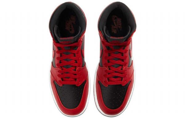 Nike Air Jordan 1 Retro High Tops Basketball Shoes Herre Rød