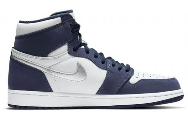 Nike Air Jordan 1 Retro High Tops Co.jp Basketball Shoes Herre Marineblå