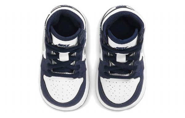 Nike Air Jordan 1 Retro High Tops Co.jp Td Sko Barn Marineblå