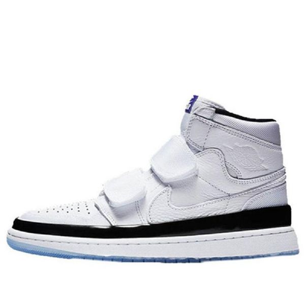Nike Air Jordan 1 Retro High Tops Double Reima Basketball Shoes Herre Sølv