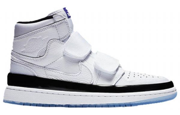 Nike Air Jordan 1 Retro High Tops Double Reima Basketball Shoes Herre Sølv