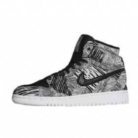 Nike Air Jordan 1 Retro High Tops Gg History Month 2015 Sko Herre Svarte