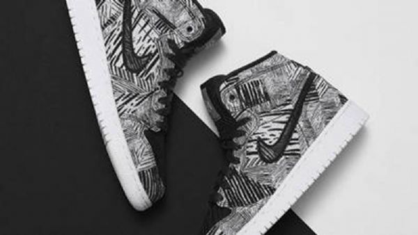 Nike Air Jordan 1 Retro High Tops Gg History Month 2015 Sko Herre Svarte