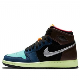 Nike Air Jordan 1 Retro High Tops Gs Basketsko Herre Multicolor