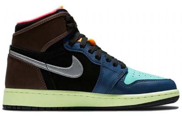 Nike Air Jordan 1 Retro High Tops Gs Basketsko Herre Multicolor