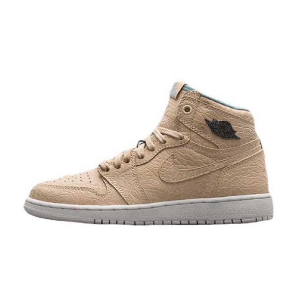 Nike Air Jordan 1 Retro High Tops Gs Sand Dune Sko Herre Khaki