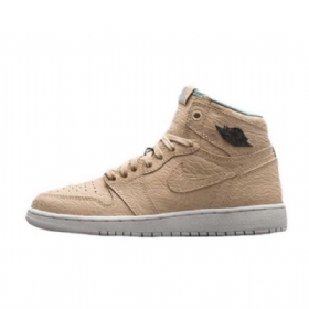 Nike Air Jordan 1 Retro High Tops Gs Sand Dune Sko Herre Khaki