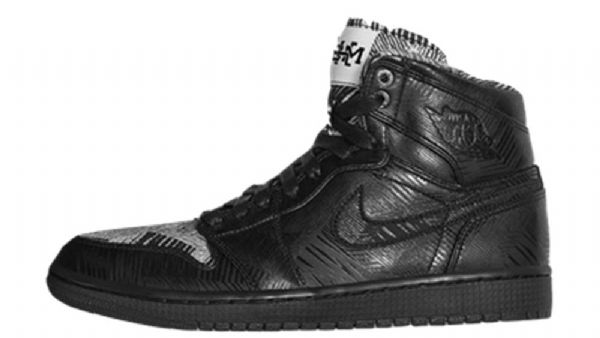 Nike Air Jordan 1 Retro High Tops History Month 2015 Sko Herre Svarte