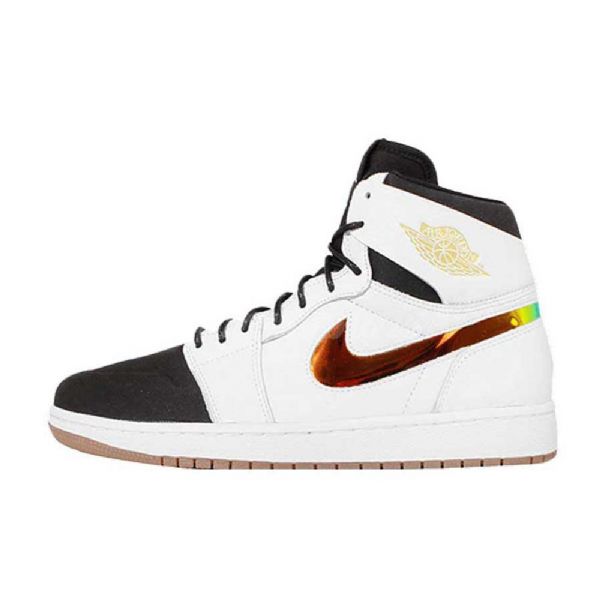 Nike Air Jordan 1 Retro High Tops Nouveau Sko Herre Hvite Svarte