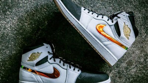 Nike Air Jordan 1 Retro High Tops Nouveau Sko Herre Hvite Svarte