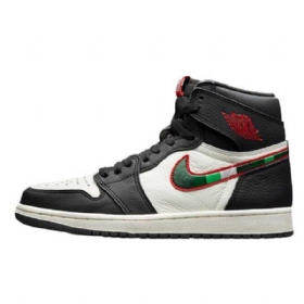 Nike Air Jordan 1 Retro High Tops Og A Star Is Born Sko Herre Svarte Hvite