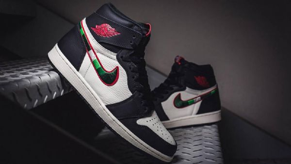 Nike Air Jordan 1 Retro High Tops Og A Star Is Born Sko Herre Svarte Hvite