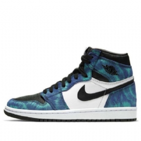Nike Air Jordan 1 Retro High Tops Og Basketball Shoes Dame Blå