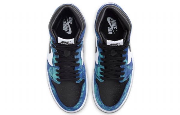 Nike Air Jordan 1 Retro High Tops Og Basketball Shoes Dame Blå