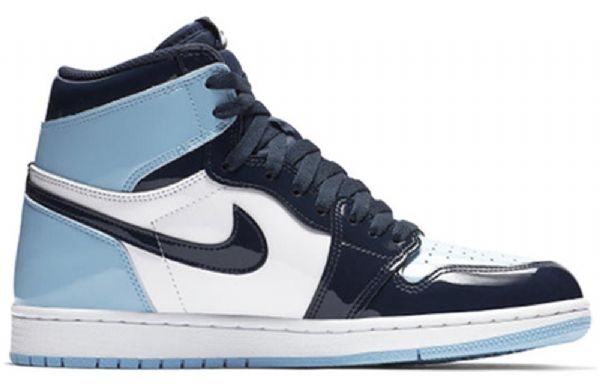 Nike Air Jordan 1 Retro High Tops Og Basketball Shoes Dame Blå