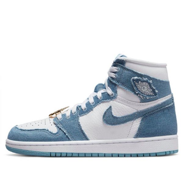 Nike Air Jordan 1 Retro High Tops Og Basketball Shoes Dame Marineblå