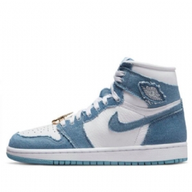 Nike Air Jordan 1 Retro High Tops Og Basketball Shoes Dame Marineblå