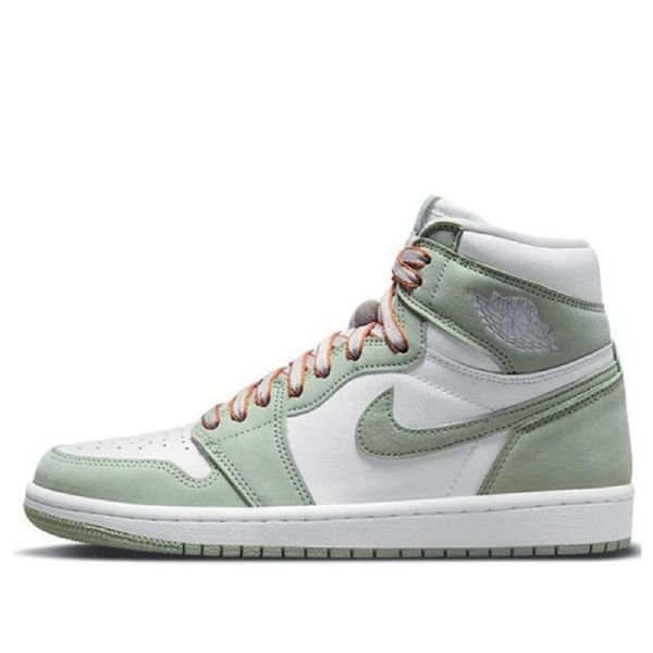 Nike Air Jordan 1 Retro High Tops Og Basketball Shoes Dame Mint Hvite