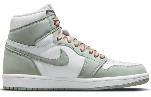Nike Air Jordan 1 Retro High Tops Og Basketball Shoes Dame Mint Hvite