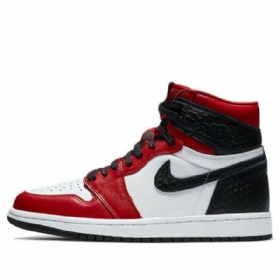 Nike Air Jordan 1 Retro High Tops Og Basketball Shoes Dame Rød