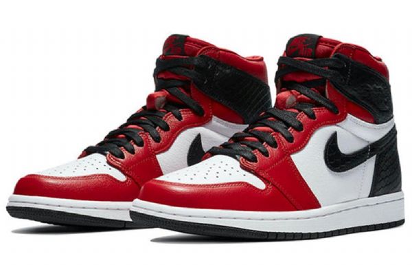 Nike Air Jordan 1 Retro High Tops Og Basketball Shoes Dame Rød