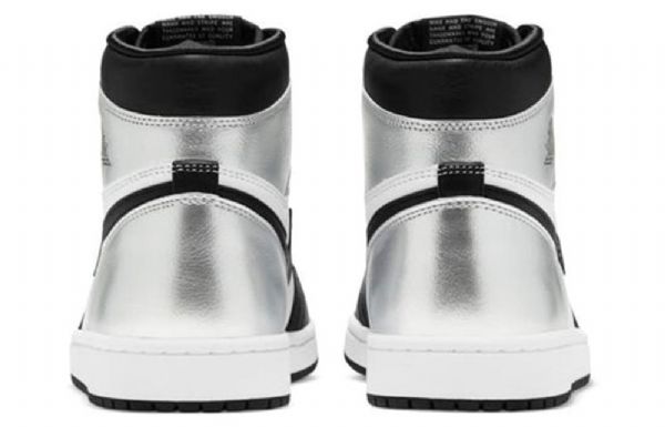 Nike Air Jordan 1 Retro High Tops Og Basketball Shoes Dame Sølv