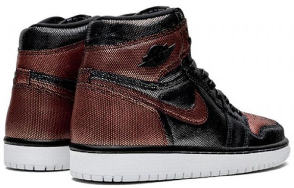 Nike Air Jordan 1 Retro High Tops Og Basketball Shoes Dame Svarte Brune