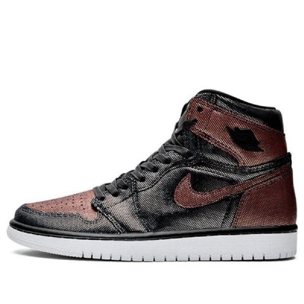 Nike Air Jordan 1 Retro High Tops Og Basketball Shoes Dame Svarte Brune