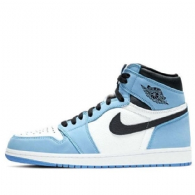 Nike Air Jordan 1 Retro High Tops Og Basketball Shoes Herre Blå