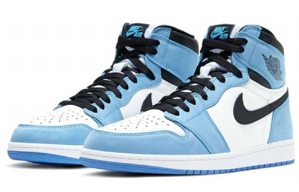 Nike Air Jordan 1 Retro High Tops Og Basketball Shoes Herre Blå