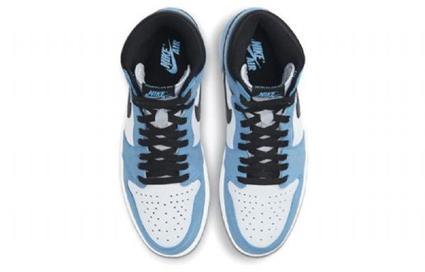 Nike Air Jordan 1 Retro High Tops Og Basketball Shoes Herre Blå
