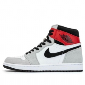 Nike Air Jordan 1 Retro High Tops Og Basketball Shoes Herre Grå