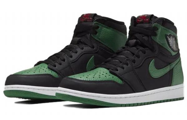 Nike Air Jordan 1 Retro High Tops Og Basketball Shoes Herre Grønn