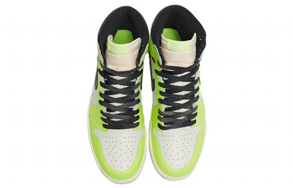 Nike Air Jordan 1 Retro High Tops Og Basketball Shoes Herre Grønn Hvite
