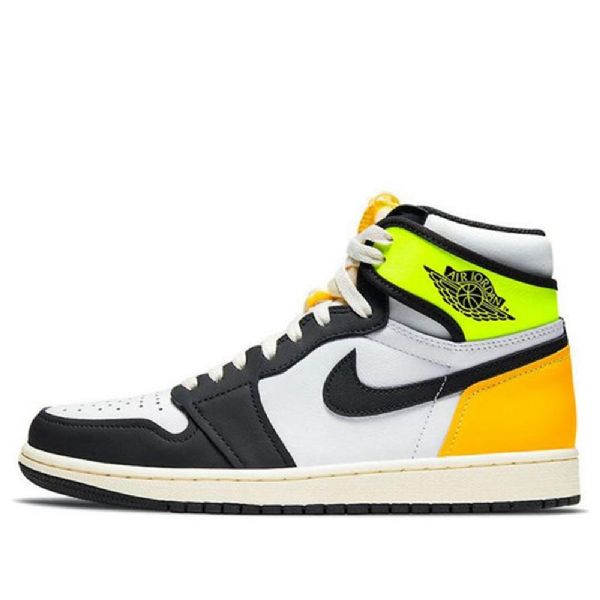 Nike Air Jordan 1 Retro High Tops Og Basketball Shoes Herre Gull
