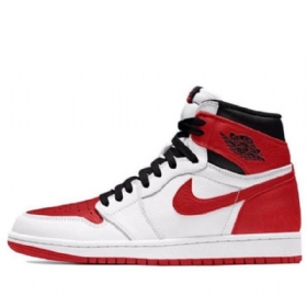 Nike Air Jordan 1 Retro High Tops Og Basketball Shoes Herre Hvite