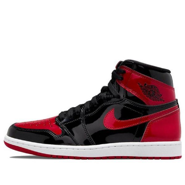 Nike Air Jordan 1 Retro High Tops Og Basketball Shoes Herre Hvite Rød
