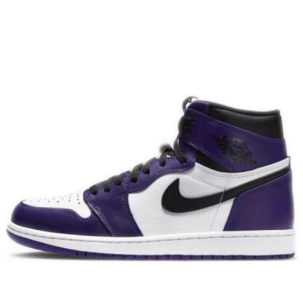 Nike Air Jordan 1 Retro High Tops Og Basketball Shoes Herre Lilla