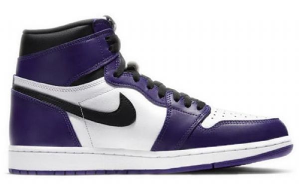 Nike Air Jordan 1 Retro High Tops Og Basketball Shoes Herre Lilla