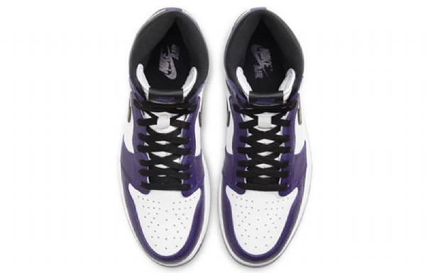 Nike Air Jordan 1 Retro High Tops Og Basketball Shoes Herre Lilla
