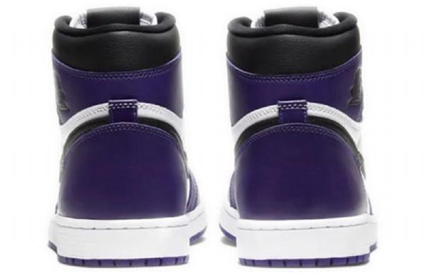 Nike Air Jordan 1 Retro High Tops Og Basketball Shoes Herre Lilla