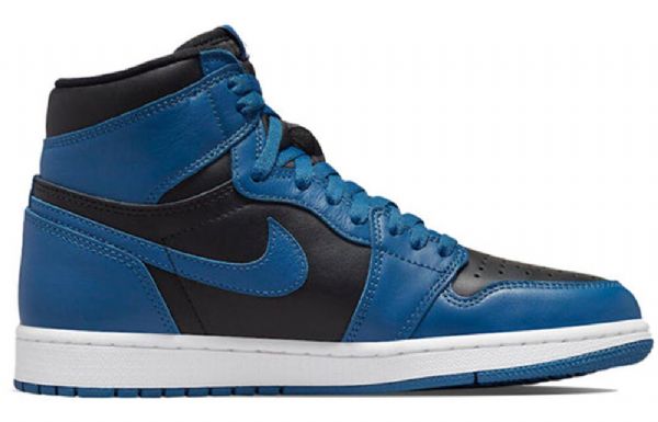Nike Air Jordan 1 Retro High Tops Og Basketball Shoes Herre Mørke Blå