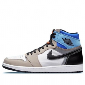 Nike Air Jordan 1 Retro High Tops Og Basketball Shoes Herre Multicolor