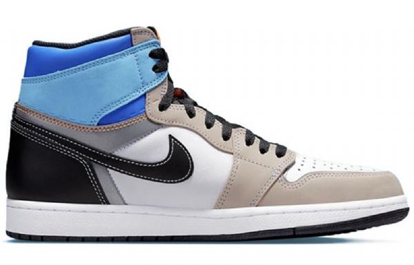 Nike Air Jordan 1 Retro High Tops Og Basketball Shoes Herre Multicolor