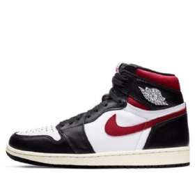 Nike Air Jordan 1 Retro High Tops Og Basketball Shoes Herre Rød