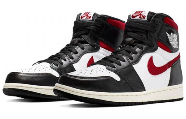 Nike Air Jordan 1 Retro High Tops Og Basketball Shoes Herre Rød