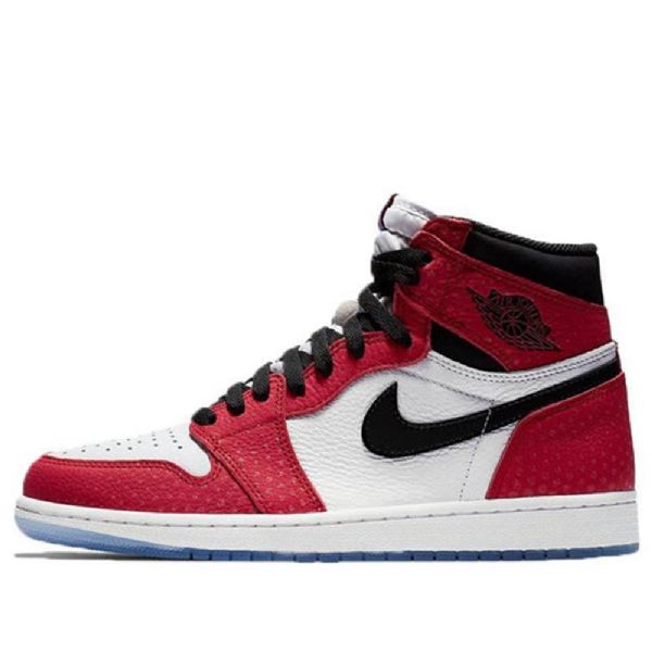 Nike Air Jordan 1 Retro High Tops Og Basketball Shoes Herre Rød Hvite