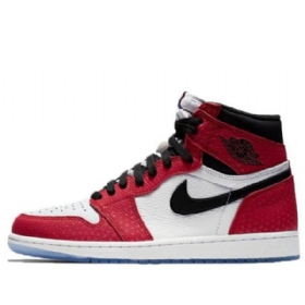 Nike Air Jordan 1 Retro High Tops Og Basketball Shoes Herre Rød Hvite
