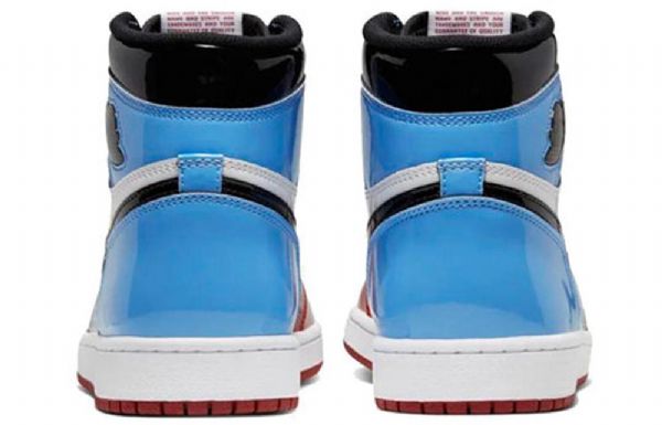 Nike Air Jordan 1 Retro High Tops Og Basketball Shoes Herre Rød Hvite Blå